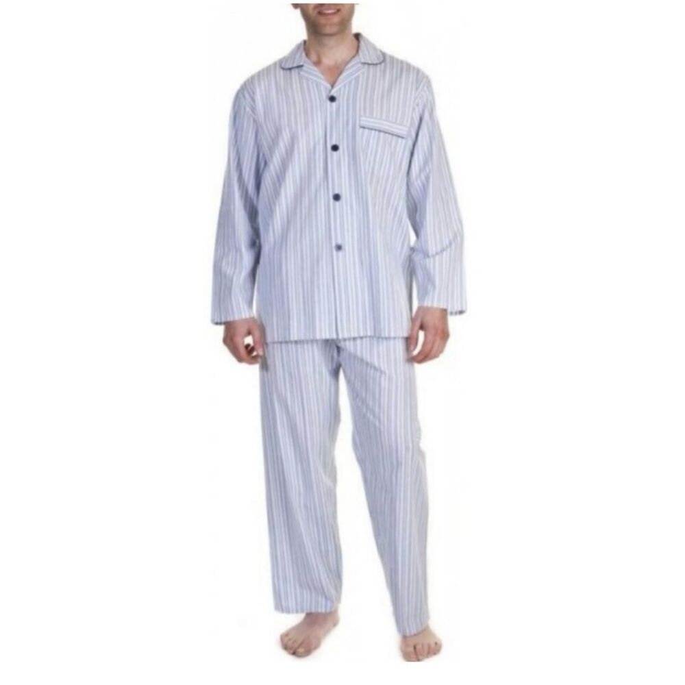 ✨BILL BLASS MENS YELLOW PLAID SZ LARGE PAJAMAS✨